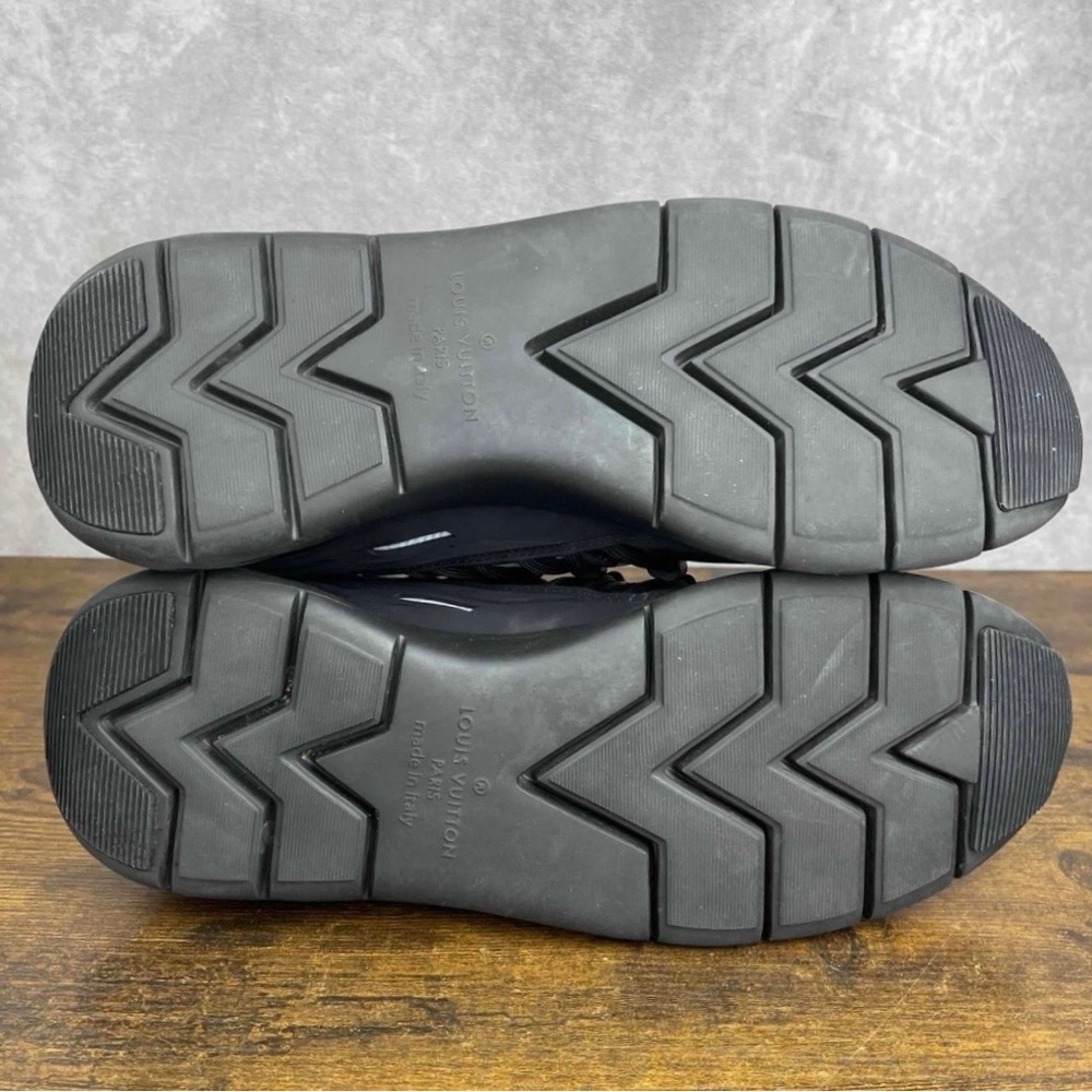 Louis Vuitton LV Fastlane Black Camo Size 9 UK / 10 US 1A3V1Y Designer Gym Shoes - Picture 8 of 9